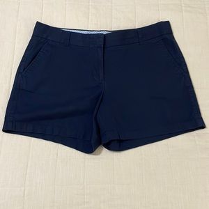 J Crew navy chino shorts, sz 10